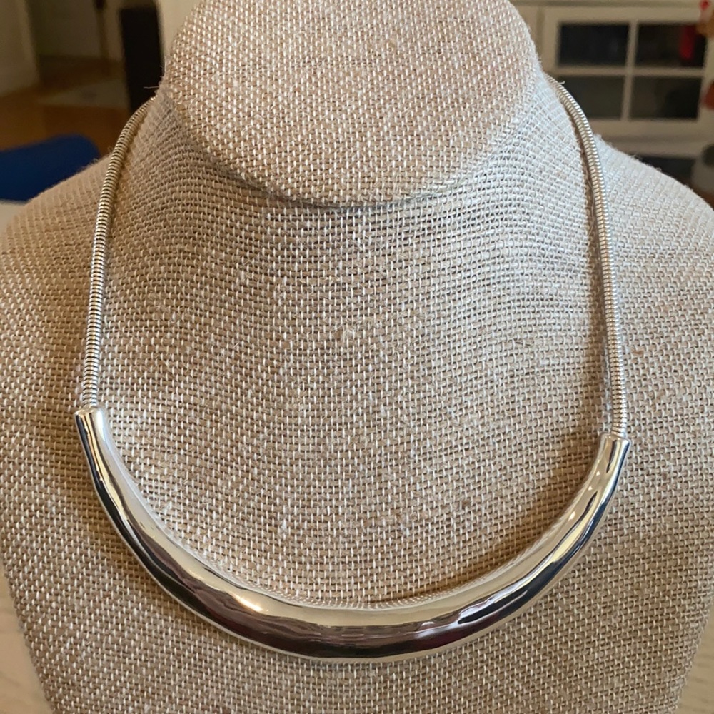 La Lune Collar Silver Necklace